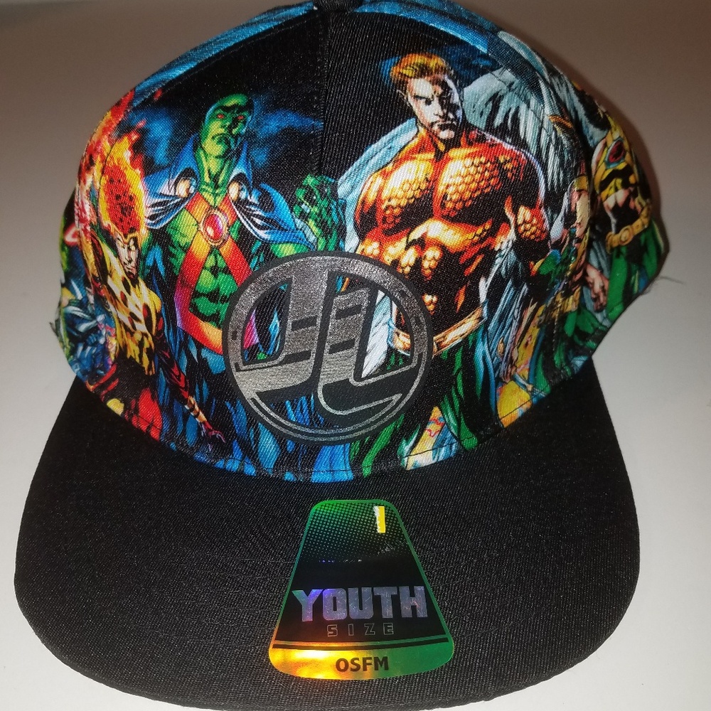 DC comics justice league boys snapback hat new
